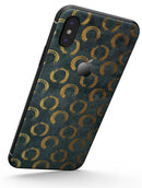 Navy Gold Foil v9 - iPhone X Skin-Kit