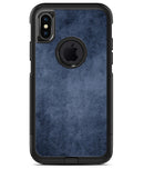 Navy Grunge Texture v1 2 - iPhone X OtterBox Case & Skin Kits