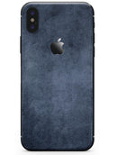 Navy Grunge Texture v1 - iPhone X Skin-Kit