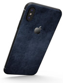 Navy Grunge Texture v1 - iPhone X Skin-Kit