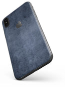 Navy Grunge Texture v1 - iPhone X Skin-Kit