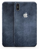 Navy Grunge Texture v1 - iPhone X Skin-Kit