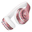 Navy Micro Hearts Over Coral Pattern Full-Body Skin Kit for the Beats by Dre Solo 3 Wireless Headphones