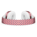 Navy Micro Hearts Over Coral Pattern Full-Body Skin Kit for the Beats by Dre Solo 3 Wireless Headphones