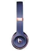 Navy SemiCircles Over Coral  2 Full-Body Skin Kit for the Beats by Dre Solo 3 Wireless Headphones