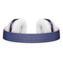 Navy SemiCircles Over Coral  2 Full-Body Skin Kit for the Beats by Dre Solo 3 Wireless Headphones