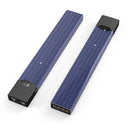 Navy SemiCircles Over Coral  - Premium Decal Protective Skin-Wrap Sticker compatible with the Juul Labs vaping device