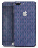 Navy SemiCircles Over Coral  - Skin-kit for the iPhone 8 or 8 Plus