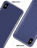 Navy SemiCircles Over Coral  - iPhone X Clipit Case