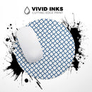 Navy & White Seamless Morocan Pattern V2// WaterProof Rubber Foam Backed Anti-Slip Mouse Pad for Home Work Office or Gaming Computer Desk