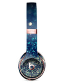 Navy and Gold Unfocused Sparkles of Light Full-Body Skin Kit for the Beats by Dre Solo 3 Wireless Headphones