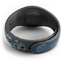 Navy and Gold Unfocused Sparkles of Light - Decal Skin Wrap Kit for the Disney Magic Band