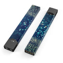 Navy and Gold Unfocused Sparkles of Light - Premium Decal Protective Skin-Wrap Sticker compatible with the Juul Labs vaping device