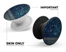 Navy and Gold Unfocused Sparkles of Light - Skin Kit for PopSockets and other Smartphone Extendable Grips & Stands