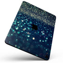 Navy and Gold Unfocused Sparkles of Light - Full Body Skin Decal for the Apple iPad Pro 12.9", 11", 10.5", 9.7", Air or Mini (All Models Available)
