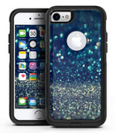 Navy and Gold Unfocused Sparkles of Light - iPhone 7 or 8 OtterBox Case & Skin Kits