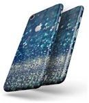 Navy and Gold Unfocused Sparkles of Light - Skin-kit for the iPhone 8 or 8 Plus