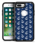 Navy and White Micro Anchors - iPhone 7 Plus/8 Plus OtterBox Case & Skin Kits