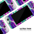 Neon Blurry Hexagons // Skin Decal Wrap Kit for Nintendo Switch Console & Dock, Joy-Cons, Pro Controller, Lite, 3DS XL, 2DS XL, DSi, or Wii - Vinyl Skin Wrap for Nintendo Switch 2, OLED, Lite, Pro Controller, Wii & Classic Handhelds