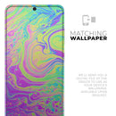 Neon Color Fushion - Premium Vinyl Skin Decal for Samsung Galaxy S25 Ultra, S24, S23, S22 & All Galaxy S Models