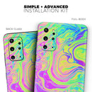 Neon Color Fushion - Premium Vinyl Skin Decal for Samsung Galaxy S25 Ultra, S24, S23, S22 & All Galaxy S Models