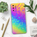 Neon Color Fushion V2 - Premium Vinyl Skin Decal for Samsung Galaxy S25 Ultra, S24, S23, S22 & All Galaxy S Models