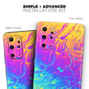Neon Color Fushion V2 - Premium Vinyl Skin Decal for Samsung Galaxy S25 Ultra, S24, S23, S22 & All Galaxy S Models