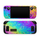 Neon Color Fushion V2 // Vinyl Skin Wrap for Steam Deck OLED & Steam Deck (LCD) — Soft Matte or Ultra Gloss