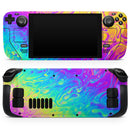 Neon Color Fushion V2 // Vinyl Skin Wrap for Steam Deck OLED & Steam Deck (LCD) — Soft Matte or Ultra Gloss