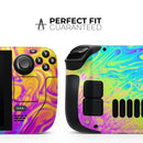 Neon Color Fushion V2 // Vinyl Skin Wrap for Steam Deck OLED & Steam Deck (LCD) — Soft Matte or Ultra Gloss