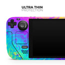 Neon Color Fushion V2 // Vinyl Skin Wrap for Steam Deck OLED & Steam Deck (LCD) — Soft Matte or Ultra Gloss