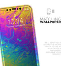 Neon Color Fushion V2 - Vinyl Skin Wrap for iPhone 17 Pro Max, 17 Pro, 17 Air, 17, 16 & All Models — Soft Matte or Ultra Gloss