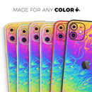 Neon Color Fushion V2 - Vinyl Skin Wrap for iPhone 17 Pro Max, 17 Pro, 17 Air, 17, 16 & All Models — Soft Matte or Ultra Gloss