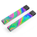 Neon Color Fushion V3 - Premium Decal Protective Skin-Wrap Sticker compatible with the Juul Labs vaping device