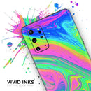 Neon Color Fushion V3 - Premium Vinyl Skin Decal for Samsung Galaxy S25 Ultra, S24, S23, S22 & All Galaxy S Models