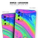 Neon Color Fushion V3 - Premium Vinyl Skin Decal for Samsung Galaxy S25 Ultra, S24, S23, S22 & All Galaxy S Models