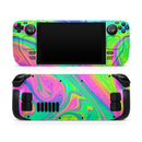Neon Color Fushion V3 // Vinyl Skin Wrap for Steam Deck OLED & Steam Deck (LCD) — Soft Matte or Ultra Gloss