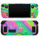 Neon Color Fushion V3 // Vinyl Skin Wrap for Steam Deck OLED & Steam Deck (LCD) — Soft Matte or Ultra Gloss