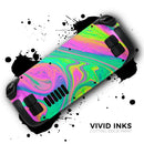 Neon Color Fushion V3 // Vinyl Skin Wrap for Steam Deck OLED & Steam Deck (LCD) — Soft Matte or Ultra Gloss
