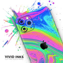 Neon Color Fushion V3 - Vinyl Skin Wrap for iPhone 17 Pro Max, 17 Pro, 17 Air, 17, 16 & All Models — Soft Matte or Ultra Gloss