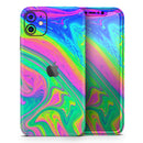 Neon Color Fushion V3 - Vinyl Skin Wrap for iPhone 17 Pro Max, 17 Pro, 17 Air, 17, 16 & All Models — Soft Matte or Ultra Gloss