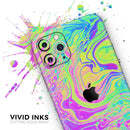 Neon Color Fushion // Skin-Kit compatible with the Apple iPhone 14, 13, 12, 12 Pro Max, 12 Mini, 11 Pro, SE, X/XS + (All iPhones Available)