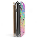 Neon Color Fushion with Black splatters iPhone 6/6s or 6/6s Plus 2-Piece Hybrid INK-Fuzed Case