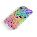 Neon Color Fushion with Black splatters iPhone 6/6s or 6/6s Plus 2-Piece Hybrid INK-Fuzed Case