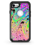Neon Color Fushion with Black splatters - iPhone 7 or 8 OtterBox Case & Skin Kits