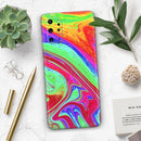 Neon Color Fusion V8 - Premium Vinyl Skin Decal for Samsung Galaxy S25 Ultra, S24, S23, S22 & All Galaxy S Models