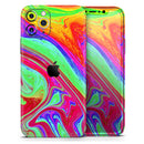 Neon Color Fusion V8 - Vinyl Skin Wrap for iPhone 17 Pro Max, 17 Pro, 17 Air, 17, 16 & All Models — Soft Matte or Ultra Gloss