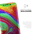Neon Color Fusion V8 - Vinyl Skin Wrap for iPhone 17 Pro Max, 17 Pro, 17 Air, 17, 16 & All Models — Soft Matte or Ultra Gloss