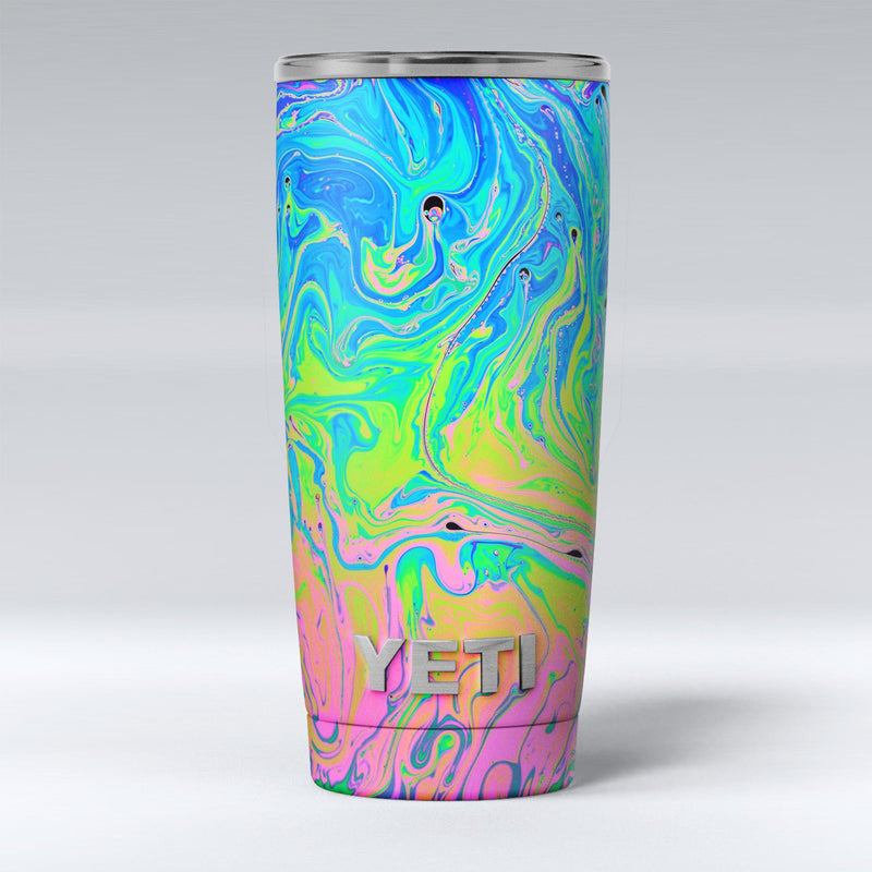 Iridescent Dahlia v1 // Skin Decal Wrap Cover for Yeti Tumbler, Rambler,  Colster Cups + Coolers - Tumbler 20 oz 
