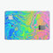 Neon Color Swirls - Premium Protective Decal Skin-Kit for the Apple Credit Card